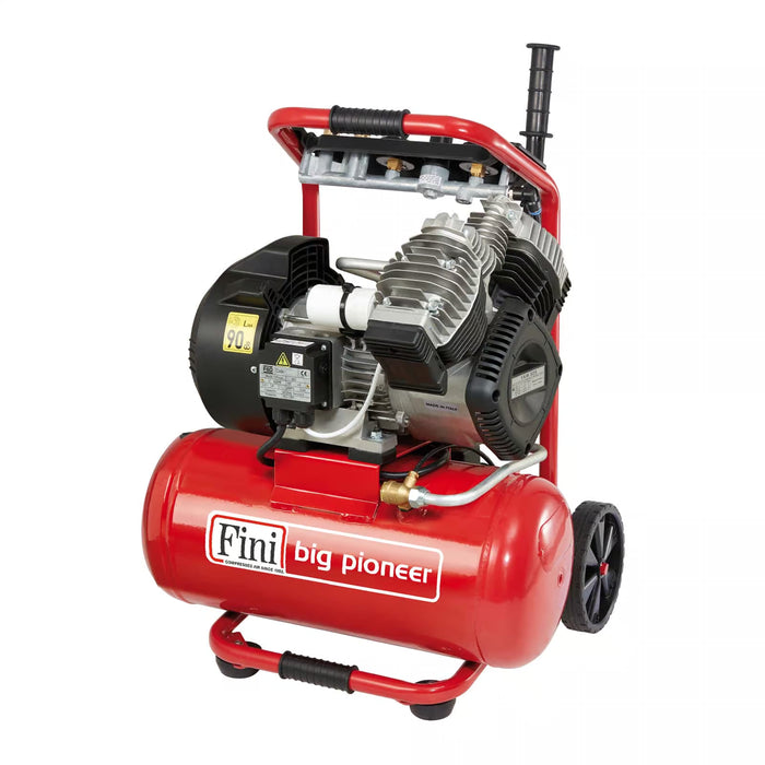 FINI BIG PIONEER VKM320M Compressore coassiale oilless con gruppo pompante a "V" ad elevato rendimento.