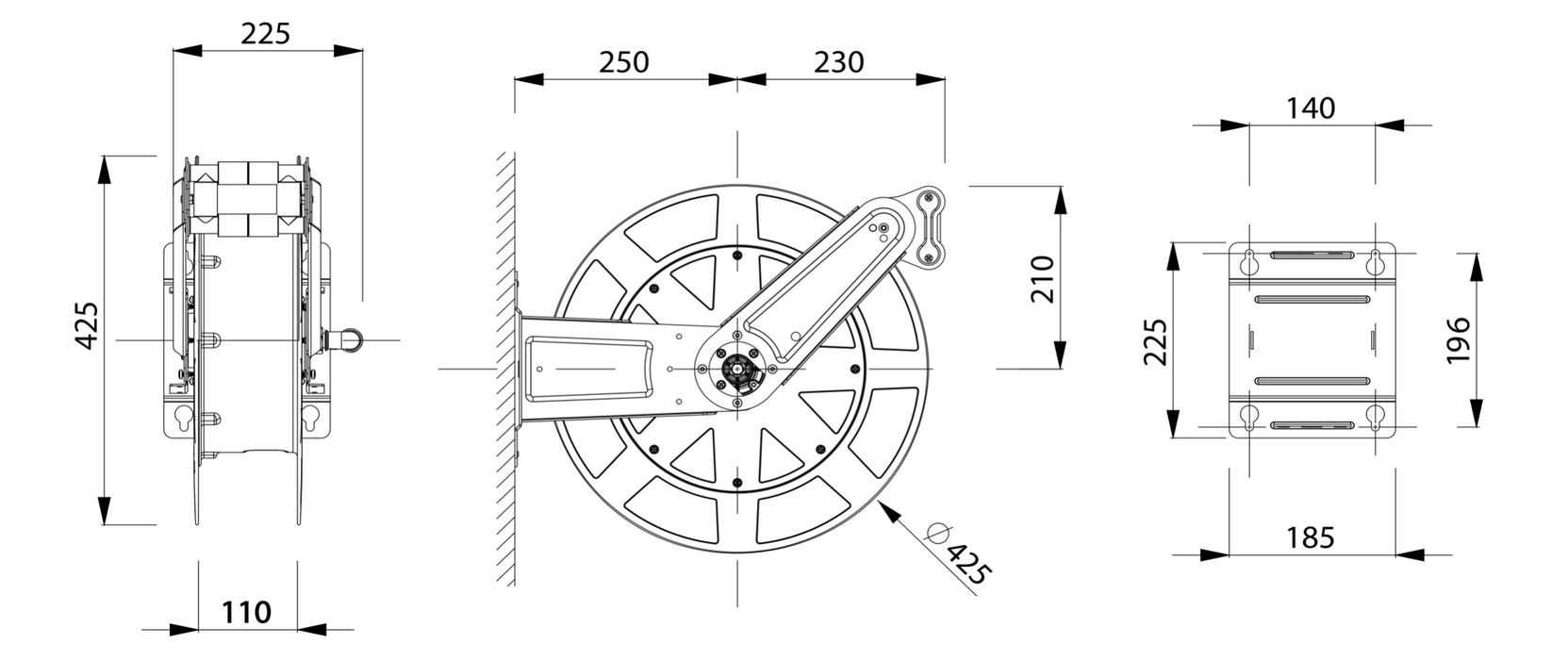 8442/1000 ZECA AVVOLGITUBO 10mm 15M 180BAR