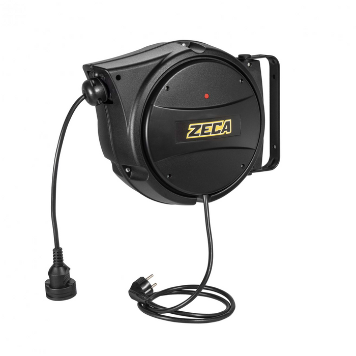 AL41/315/B GS ZECA PROLUNGA CON RIENTRO AUTOMATICO 15M CON PRESA E SPINA SCHUKO