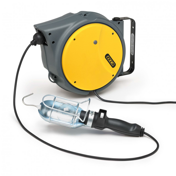 AM57/306 MAX 250V ZECA E27 AVVOLGITORE COMPLETO DI LAMPADA