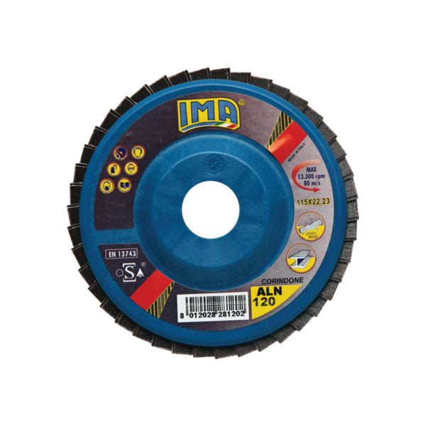 Dischi lamellari con supporto in nylon Corindone ALN 115 – 180 [115×22,23]